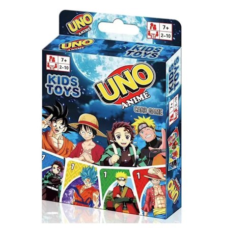 UNO FLIP! Pokemon Brädspel Anime Tecknad Mario Figur Mönster Familj Rolig Underhållning One Piece uno Kortspel Julklappar