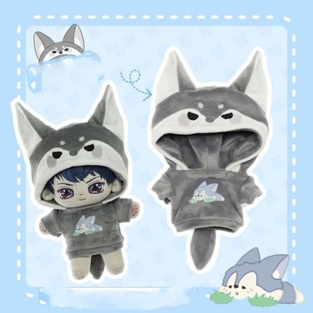 Dukkeklær Bodysuit Dukkehettegensere WOLF