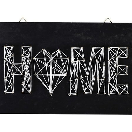 String Art box - Blackboard Home deco trådad konst 30 x 22 cm