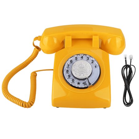 Vintage Retro Telefon med Vridskiva