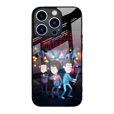 Passer for Apple glass telefondeksler med Stranger Things anime