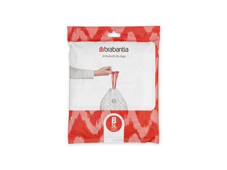 BRABANTIA Avfallspåsar B 5L 40/fp - Lyreco - Städ och hygien - Påsar och säckar - Papperskorgspåsar