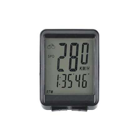 Trådløs cykelcomputer med måling af hastighed, distance og tid