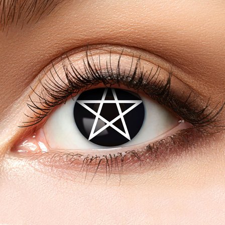 Fargede Crazy Linser Pentagram