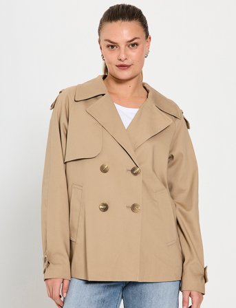 FREE/QUENT Fqnorthy-Jacket - Brown - XL