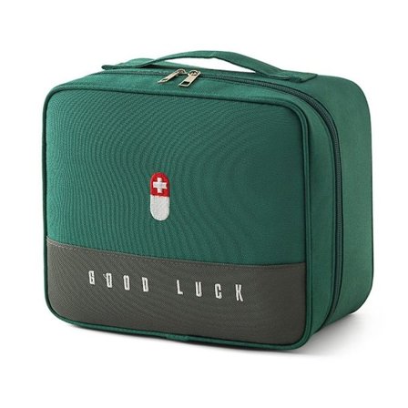 Medisinetui Kosmetisk organisering GREEN L