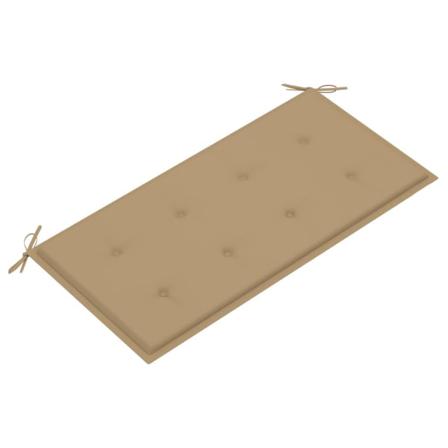 Vidaxl Bänkdyna För Trädgården Beige 100x50x3 Cm Beige