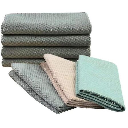 Kalan suomukangas lasin pyyhkimiseen, kodin puhdistusliina, ei-jälkeä jättävä pyyhe