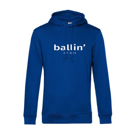 Ballin Est. Basic Hoodie , Blauw , Heren , Maat: 3XL
