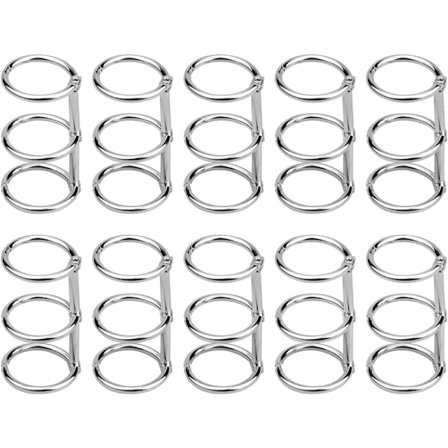 10 stk. løse bladmapper, permbinder ringer bokring permer for bin