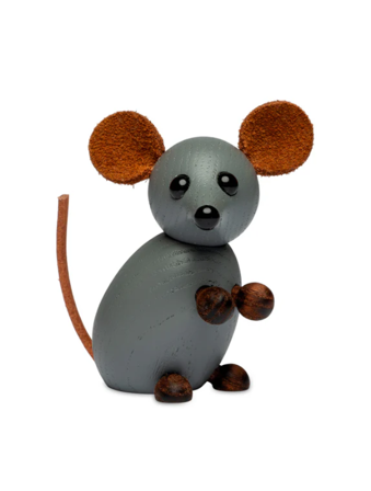 SPRING COPENHAGEN Trefigur Gårdsmus Grå H6,7