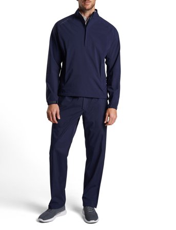 Peter Millar Shield Half-Zip Rain Shell - Navy - XL