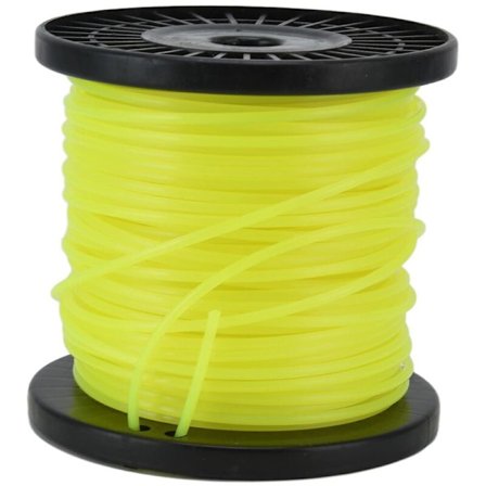 Professionell Trimmertråd i Nylon, Lämplig för de Flesta Gräsklippare, Gul (50 meter, 3 mm tråd)