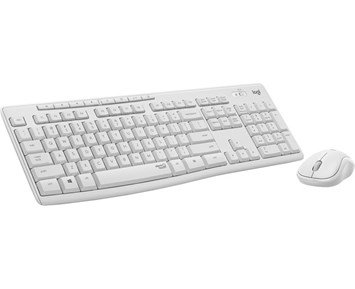 Logitech MK295 Silent Wireless Combo - OFF WHITE NORDIC - Trådlöst tangentbord och mus med lång batteritid