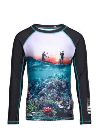 Neptune Ls Swimwear UV Clothing UV Tops Multi/mønstret Molo