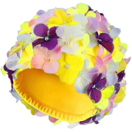 Mode Badehætte Blomster Mode Badehætte Retro Blomster Retro Badehætte Badehætte Blomster Badehætte Badehætte