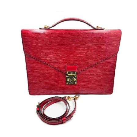 Louis Vuitton Vintage, Pre-owned Leather louis-vuitton-bags Rood, Dames, Maat:ONE Size
