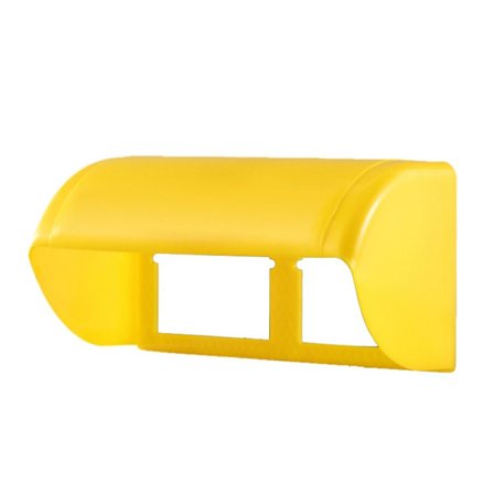 Afbryderbeskyttelsesdæksel Sokkel Vandtæt boks GUL