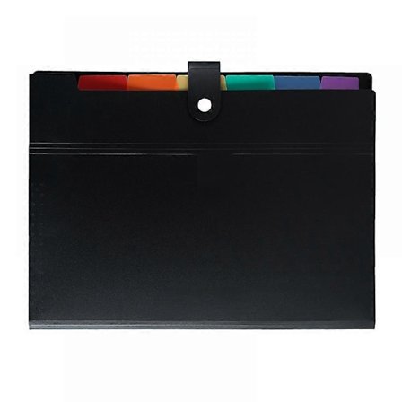 Udvidet A4 Mappe Udvidet Mappe Organizer Brevmappe Organizer Rejsemappe 7 Studerende Kontor Etiketter