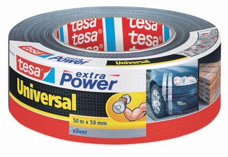 TESA Vävtejp Extra Power 50mmx50m silver - Lyreco - Emballage och lagerutrustning - Packtejper - Väv- och Silvertejp