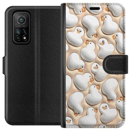 Xiaomi Mi 10T Pro 5G Lompakkokotelo Kuplivan Ankkoja