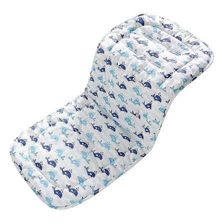 Vognseteforing i ren bomull, blåhval