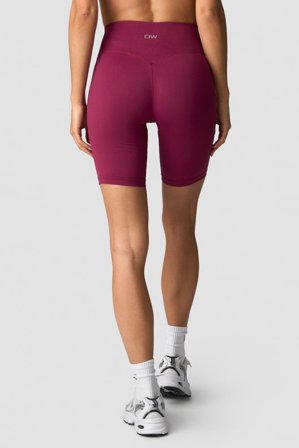 Define Seamless V-shape Biker Shorts Magenta Rose