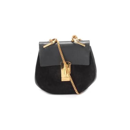 Chloé Pre-owned Pre-owned Leather Crossbody Taske Sort, Dame Vintage Tasker, Størrelse: ONE Size