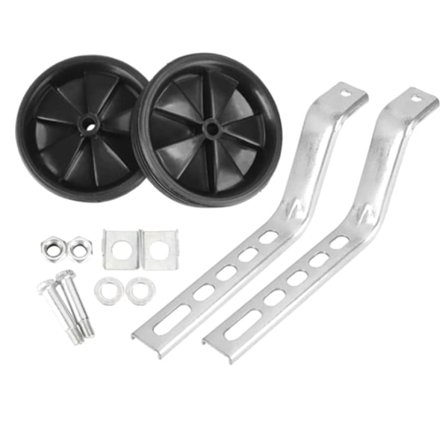 Stödhjul för barncykel (svart), träningshjul, barncykelhjul, cykelhjälphjul, barncykelstabilisatorer, justerbara träningshjul för barn...