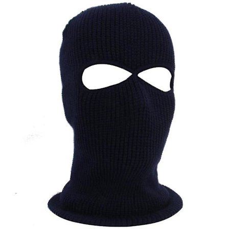 Ny 3-hulls full ansiktsmaske Skimaske Vinterlue Balaclava Hette Lue Varm Taktisk Hatt