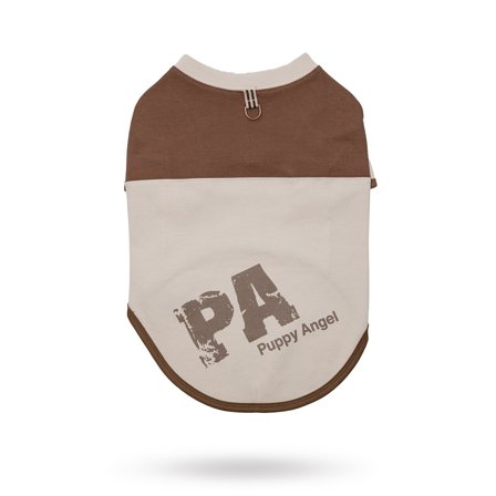 Puppy Angel - Vintage T-shirt - Brun - 3XL - Hundtröja & hund t-shirt från Doggie.se