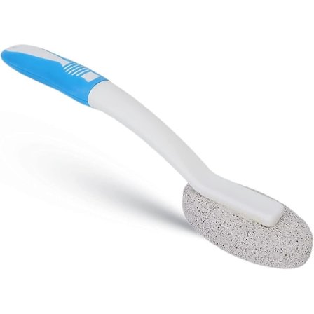 Pumikkivi-WC-pesin, pitkällä kahvalla, kovaveden WC-renkaiden poistaja, kalkinpoistaja