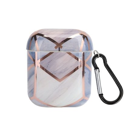 Øretelefonbeskyttende dekselhylse med anti-tap hengende spenne for IOS Earbuds 1/2