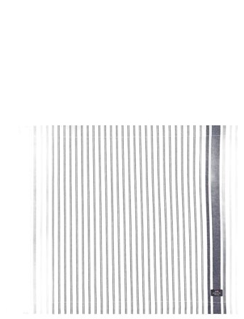 Lexington Home Icons Striped Org Cotton Oxford Placemat - Navy - 40X50