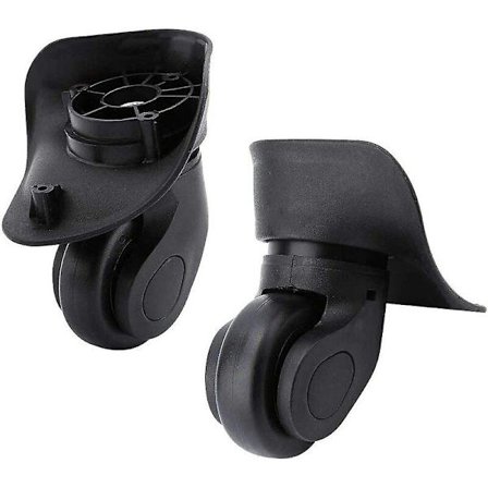 Universal Heavy Duty Silent Gummi Ersättning Resväska Hjul Par För Samsonite Platinium Bagage Resväska Byte Reparation