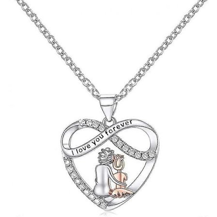 Halsbandspresenter till mormor och barnbarn, 925 Sterling Silver Hjärthänge Halsband Födelsedag Mors dag Jul Smycken Presenter till Kvinnor Flickor