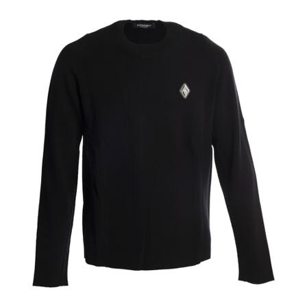 A-Cold-Wall, Crew Neck Sweatshirt Zwart, Heren, Maat:M