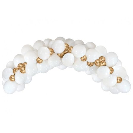 Ballongbue Hvitt & Gull