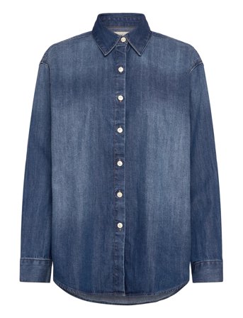 Calvin Klein Jeans Oversized Shirt Indigo Hastings - Blue - L