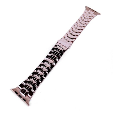 Apple Watch Series 8 (45 mm) / Watch Ultra klockarmband i aluminiumlegering - Roséguld