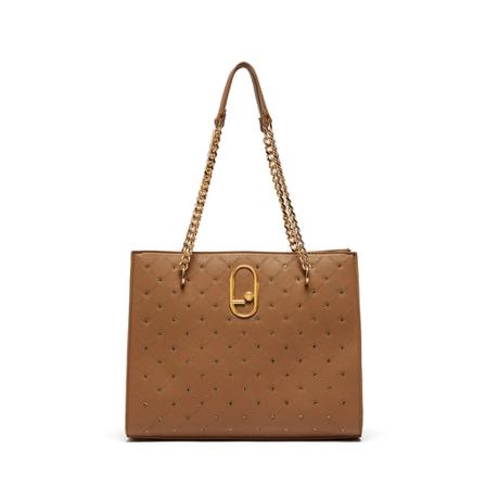 Liu Jo, Shoulder bag with rhinestones Bruin, Dames, Maat:ONE Size