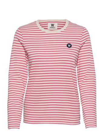Moa Stripe Long Sleeve Pink Wood Wood
