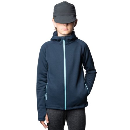 Houdini Junior Power Houdi Children Mid layer tops Blue 130