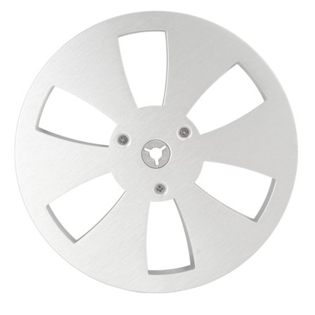 1/4 tomme 7 tommer Aluminiumlegering 6 Hul Åben Spole Lydbånd Tom Spole Åbningsmaskine Del