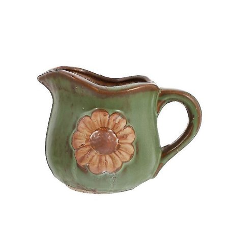 Eurooppalainen tyyli kasvi ruukku Daisy-kuvio kukkaruukku puutarha ruukku kodin sisustukseen