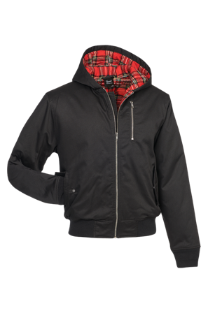 Brandit Lord Canterbury Hooded Winter Jacket Black S