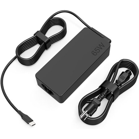 2025 Seneste Model 65W USB C Laptop Oplader Kompatibel med Lenovo ThinkPad X1 X13 T14 T15 E14 E15 T480s T490 E480 Yoga 7i 9i Thin