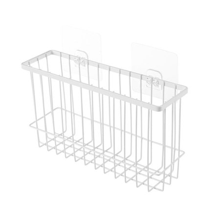 Metallista koristeellinen säilytyskori, ruudukko kukkaruukun ripustushylly, tee-se-itse-makuuhuoneen rauta-ripustus säilytys B