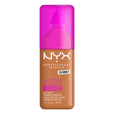 NYX PROFESSIONAL MAKEUP Make Em Wonder Foundation 26 Honey, Makeup, Ansigt, Foundation