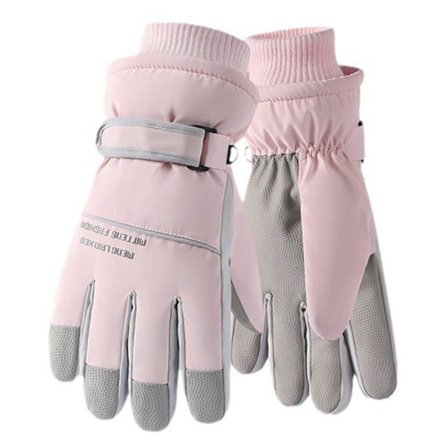 Ski Snowboardhandsker til kvinder Touchscreen Skisports handsker med skridsikkerhed til udendørs vinterbrug
